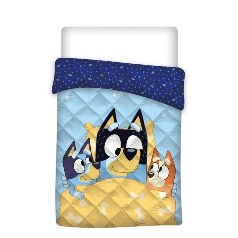 BLUEY - Couverture en Quilt 140x200cm BLUEY - Couverture en Quilt 140x200cm