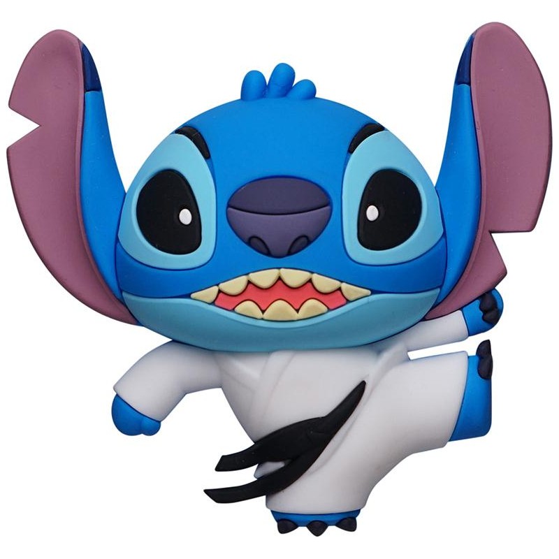 LILO & STITCH - Stitch taekwondo - Aimant à collectionner en mousse 3D LILO & STITCH - Stitch taekwondo - Aimant à collectionner en mousse 3D