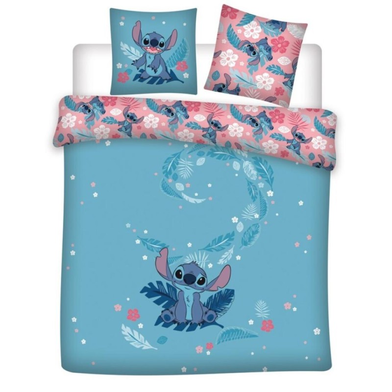 LILO & STITCH - Parure de lit 240x220cm + 2x65x65cm - Stitch assis LILO & STITCH - Parure de lit 240x220cm + 2x65x65cm - Stitch assis