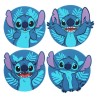 LILO & STITCH - Stitch - 4 Sous Verres