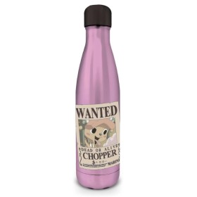 ONE PIECE - Chopper Wanted - Bouteille en métal - 540 ml