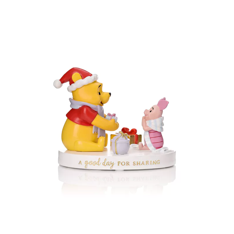 DISNEY - Winnie L'Ourson & Porcinet - Noël - Figurine DISNEY - Winnie L'Ourson & Porcinet - Noël - Figurine