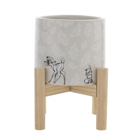 DISNEY - Forest - Bambi - Pot à Plante + Socle en Bois