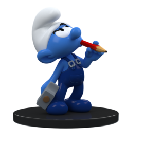 SCHTROUMPF - Schtroumpf Bricoleur - Figurine 11cm