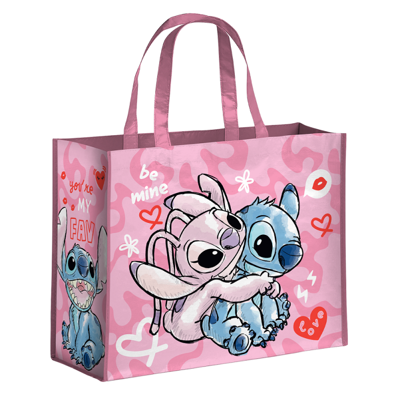 STITCH & ANGEL - Pink - Shopping Bag STITCH & ANGEL - Pink - Shopping Bag