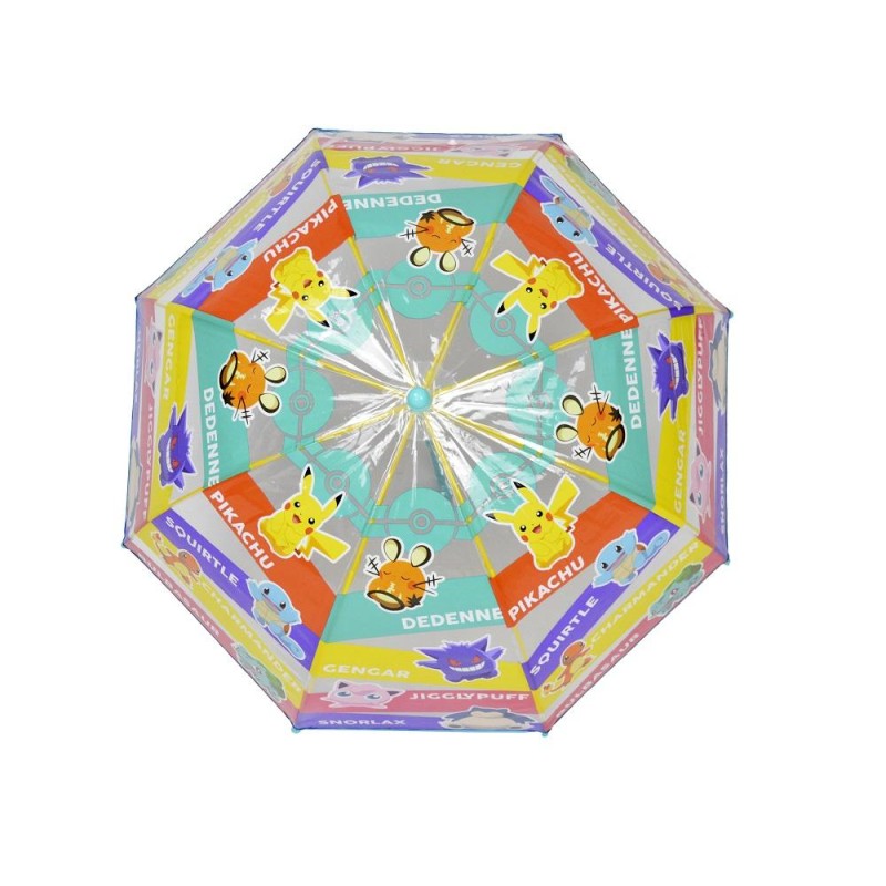 POKEMON - Pikachu & Friends - Parapluie Transparent Manuel 48 cm POKEMON - Pikachu & Friends - Parapluie Transparent Manuel 48 cm