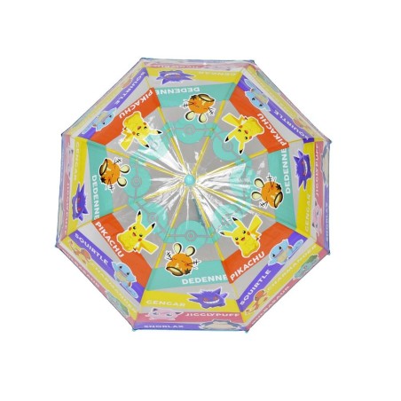 POKEMON - Pikachu & Friends - Parapluie Transparent Manuel 48 cm