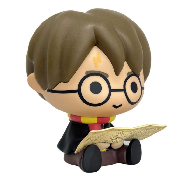 HARRY POTTER - Harry avec carte du Maraudeur - Tirelire PVC 16cm HARRY POTTER - Harry avec carte du Maraudeur - Tirelire PVC 16cm