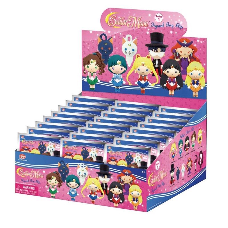 SAILOR MOON - Series 1 - 3D Foam Bag Clip (Display 24 Pcs) SAILOR MOON - Series 1 - 3D Foam Bag Clip (Display 24 Pcs)