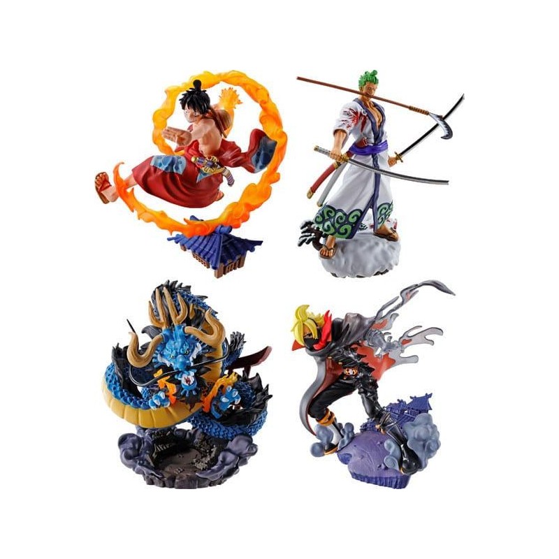 ONE PIECE - Wano Kuni - Statuettes Petitrama Vol.1 9cm ONE PIECE - Wano Kuni - Statuettes Petitrama Vol.1 9cm