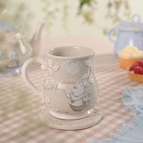 ALICE AUX PAYS DES MERVEILLES - Le Lapin Blanc - Mug en Relief 350ml