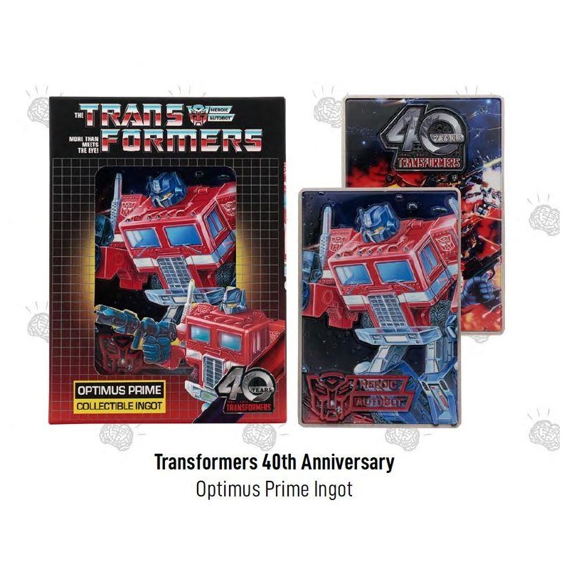 TRANSFORMERS - 40th Anniversary - Autobots -Lingot Edition Limitée TRANSFORMERS - 40th Anniversary - Autobots -Lingot Edition Limitée