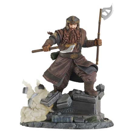 LE SEIGNEUR DES ANNEAUX - Gimli - Statuette Gallery Diorama 20cm