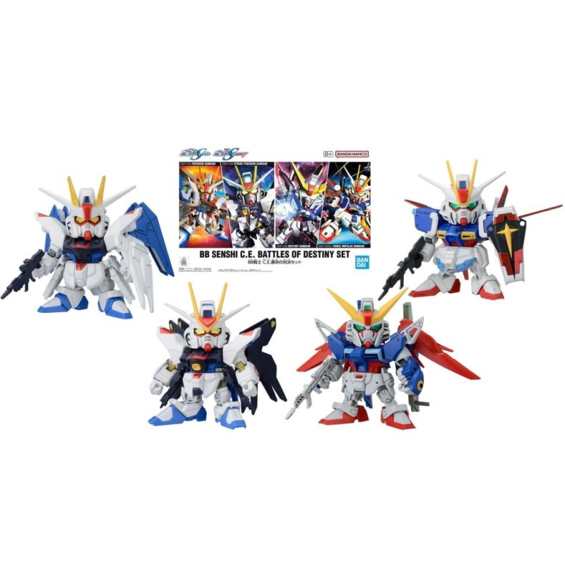 GUNDAM - BB Senshi C.E. Battle of destiny set - Model Kit GUNDAM - BB Senshi C.E. Battle of destiny set - Model Kit