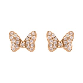 MINNIE - Noeud - 1 Paire de Clous d'Oreilles en Argent Sterling