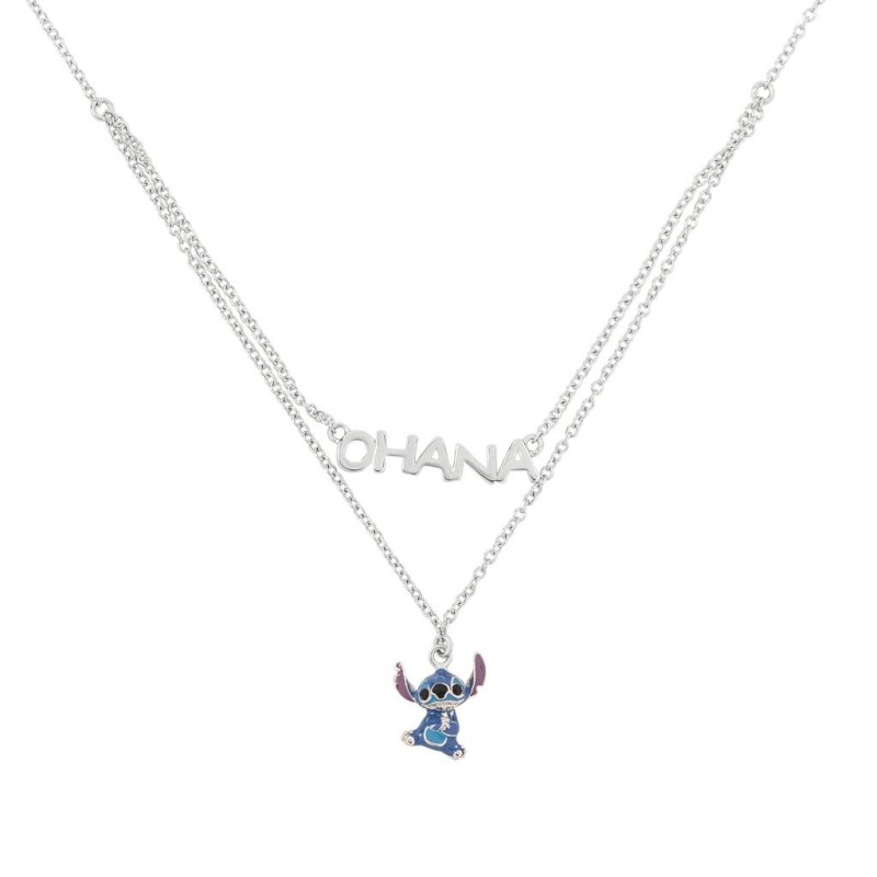 STITCH - Ohana - Double Collier en Argent Sterling STITCH - Ohana - Double Collier en Argent Sterling