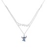 STITCH - Ohana - Double Collier en Argent Sterling