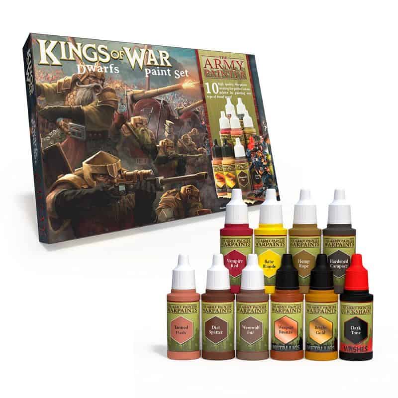 Warpaints Kings of War Dwarfs paint set Warpaints Kings of War Dwarfs paint set