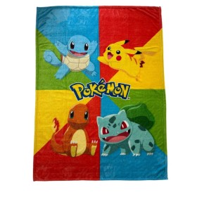 POKEMON & Friends - Plaid en Coral 130x180cm
