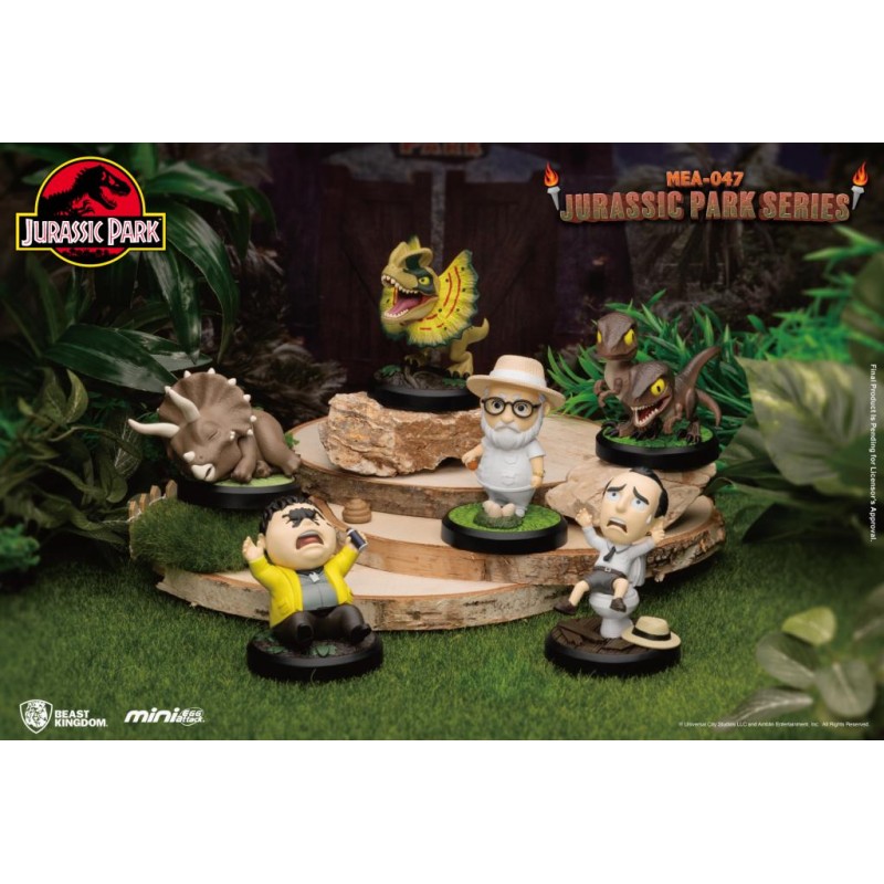 JURASSIC PARK - Set 6 Figurine Mini Egg Attack 10cm JURASSIC PARK - Set 6 Figurine Mini Egg Attack 10cm