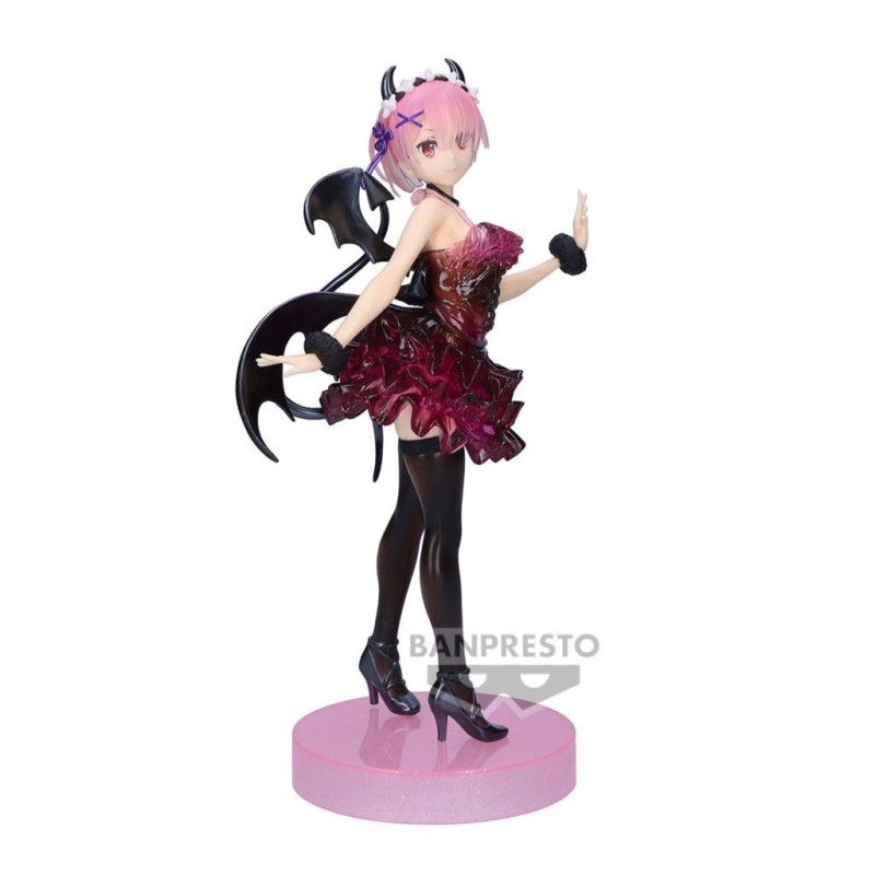 RE ZERO - Ram - Figurine Clear & Dressy 22cm RE ZERO - Ram - Figurine Clear & Dressy 22cm
