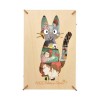 KIKI LA PETITE SORCIERE - Jiji - Théâtre de papier Style bois