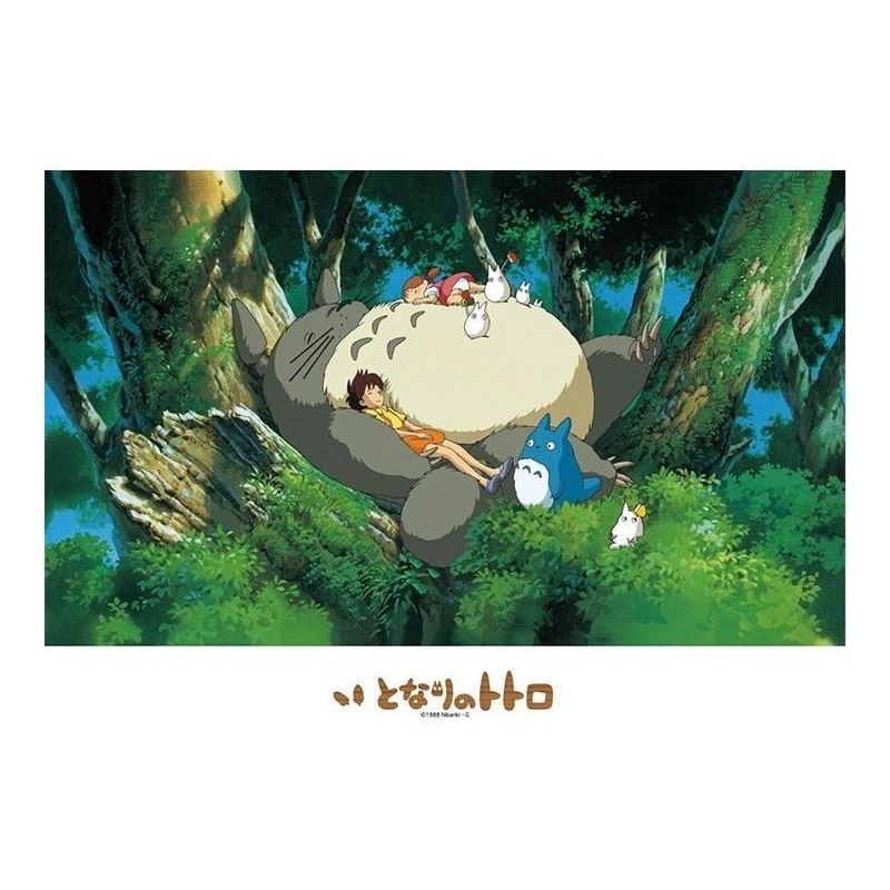 MON VOISIN TOTORO - Une sieste avec Totoro - Puzzle Vitrail 500P MON VOISIN TOTORO - Une sieste avec Totoro - Puzzle Vitrail 500P