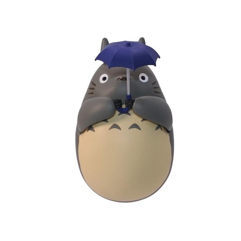 MON VOISIN TOTORO - Totoro Gris Parapluie - Figurine Culbuto 7.3cm MON VOISIN TOTORO - Totoro Gris Parapluie - Figurine Culbuto 7.3cm