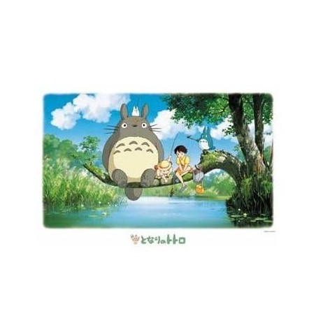 MON VOISIN TOTORO - Will Totoro catch a fish - Puzzle 1000P