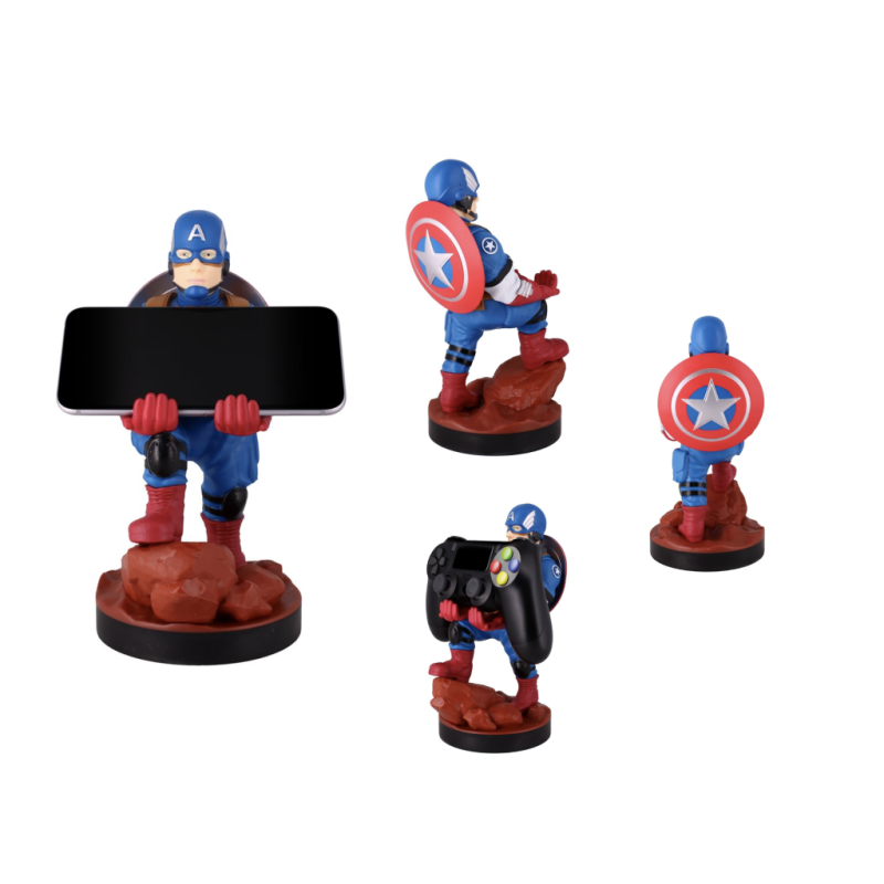 MARVEL - Captain America - Support Manette & Portable - 20cm MARVEL - Captain America - Support Manette & Portable - 20cm