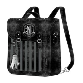 MERCREDI - Nevermore - Sac à Dos Rétro Convertible '22,5x 22,5 x 7cm'