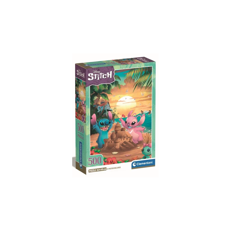 LILO & STITCH - Stitch & Angel - Puzzle 500P LILO & STITCH - Stitch & Angel - Puzzle 500P