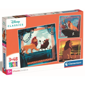 DISNEY - Le Roi Lion - Set 3 Puzzle 48P
