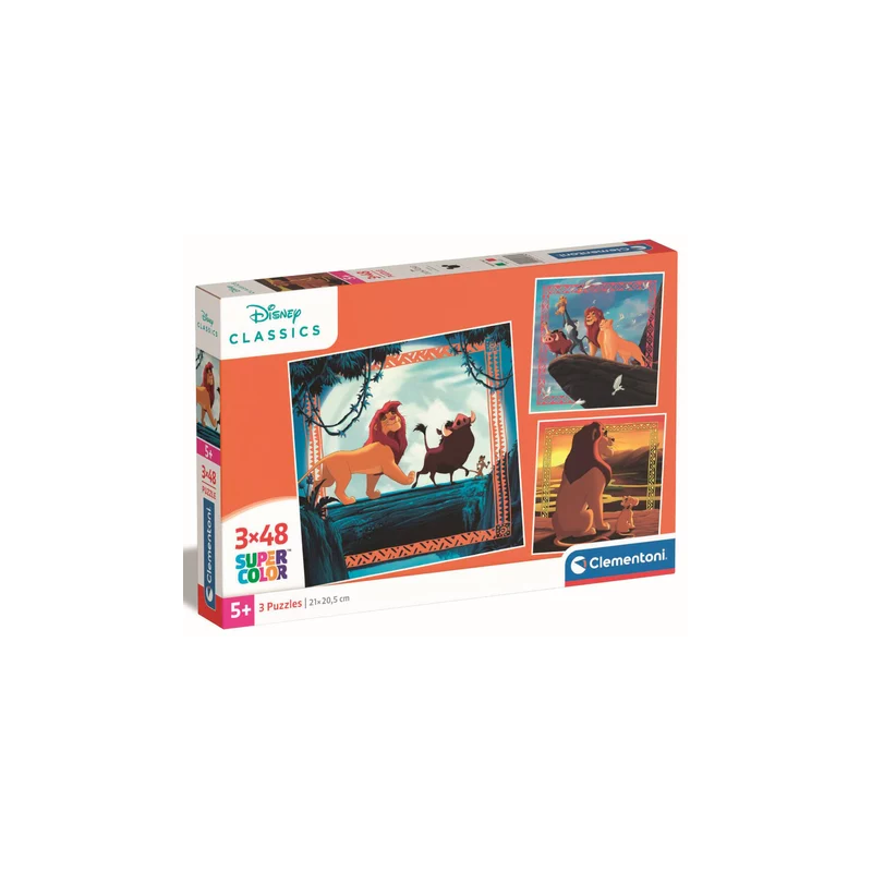 DISNEY - Le Roi Lion - Set 3 Puzzle 48P