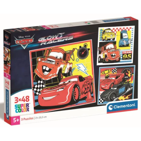 DISNEY - Cars - Set 3 Puzzle 48P
