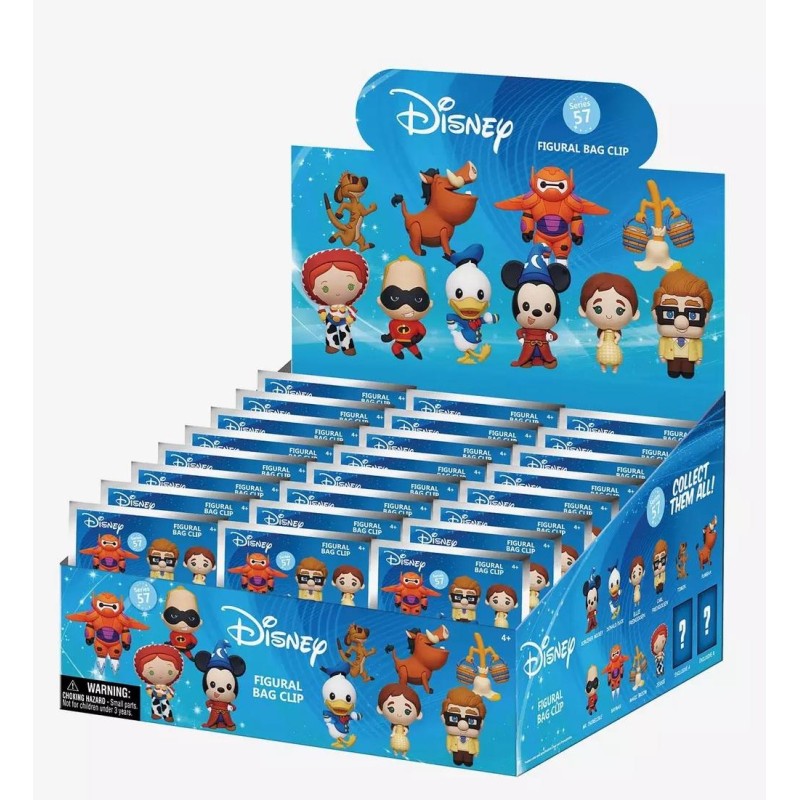 DISNEY ANNIVERSARY - Series 1 - 3D Foam Bag Clip (Display 24 Pcs) DISNEY ANNIVERSARY - Series 1 - 3D Foam Bag Clip (Display 24 Pcs)