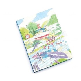 PONYO SUR LA FALAISE - Ponyo & Sasuke - Carnet de notes 17.8x12.7cm
