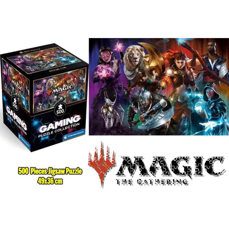 MAGIC THE GATHERING - Mana Warriors - Puzzle Cube 500P MAGIC THE GATHERING - Mana Warriors - Puzzle Cube 500P