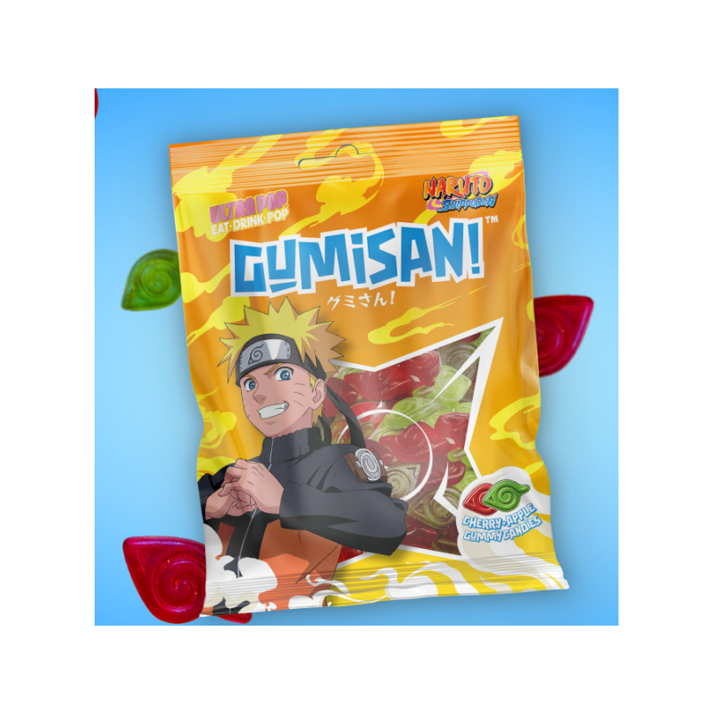 NARUTO SHIPPUDEN - Gumisan 'Bonbons Gélifiés' - 180g NARUTO SHIPPUDEN - Gumisan 'Bonbons Gélifiés' - 180g