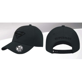 SUPERMAN - Logo Noir - Casquette de Baseball