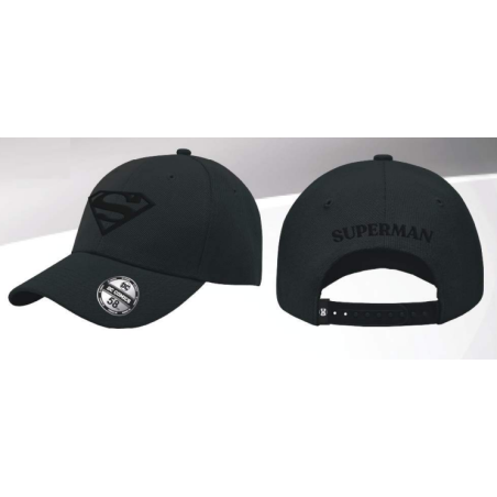 SUPERMAN - Logo Noir - Casquette de Baseball