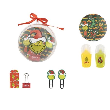 GRINCH - Boule de Noël - Boîte de Papeterie - 7 pc.