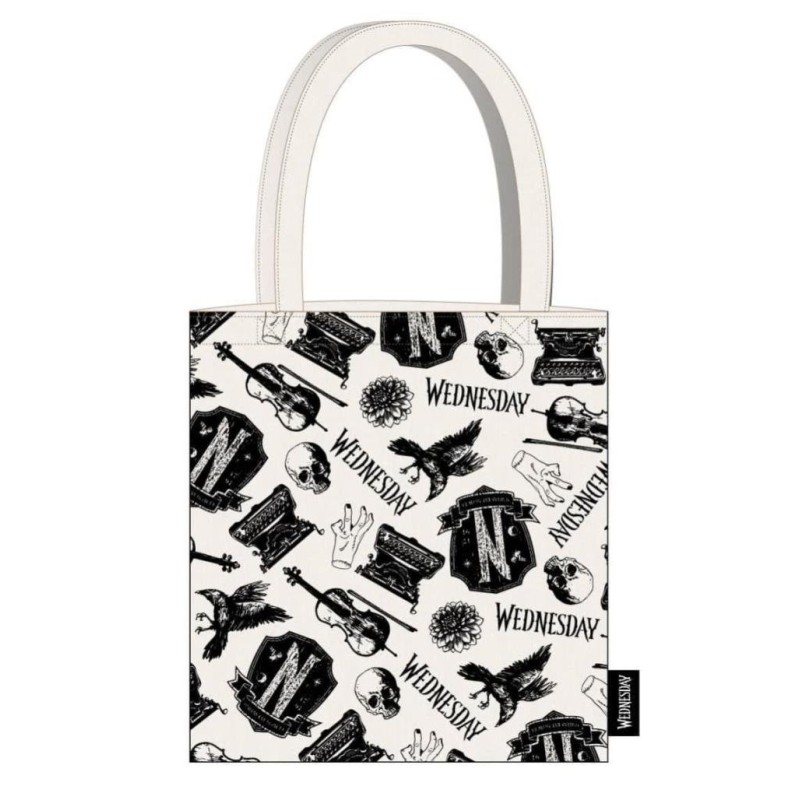 MERCREDI - Symboles - Tote Bag - 36x39cm MERCREDI - Symboles - Tote Bag - 36x39cm