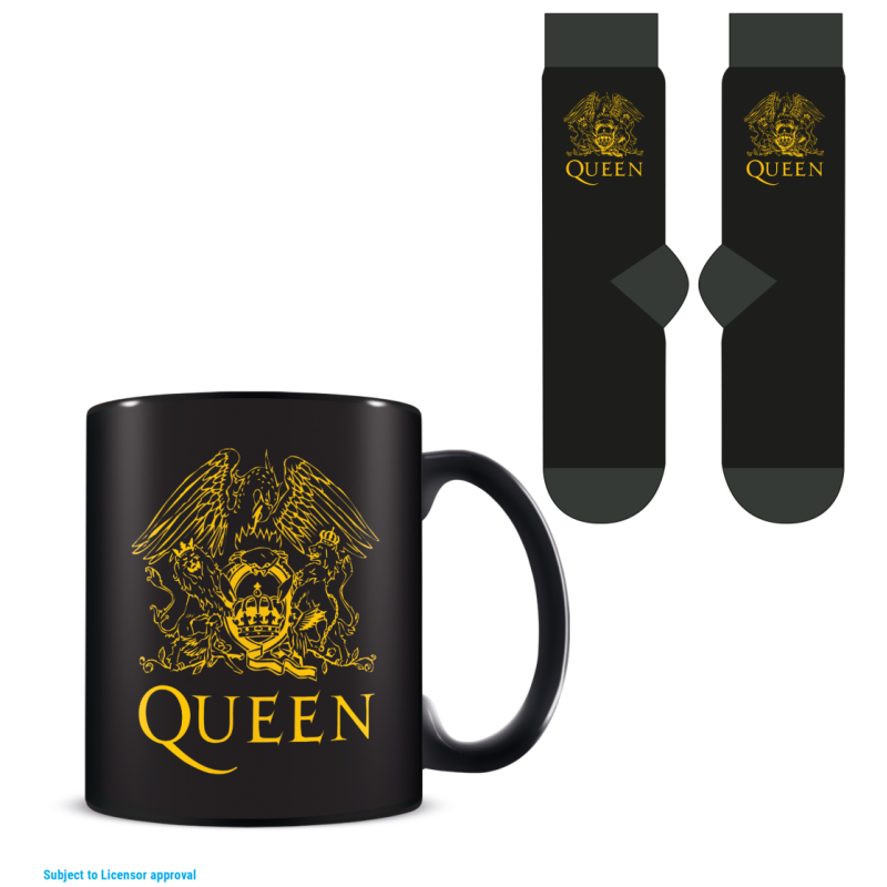 QUEEN - Queen - Mug 315ml et Chaussettes 41-45 QUEEN - Queen - Mug 315ml et Chaussettes 41-45