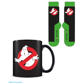 GHOSTBUSTERS - No-Ghost Sign - Mug 315ml et Chaussettes 41-45