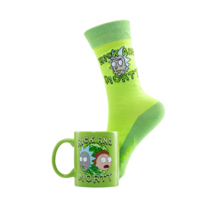 RICK & MORTY - Rick et Morty - Mug 315ml et Chaussettes 41-45