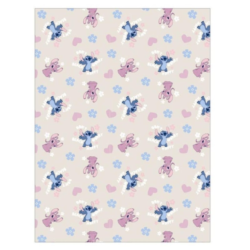 LILO & STITCH - Couverture Flanelle 110x150cm - Angel & Stitch LILO & STITCH - Couverture Flanelle 110x150cm - Angel & Stitch