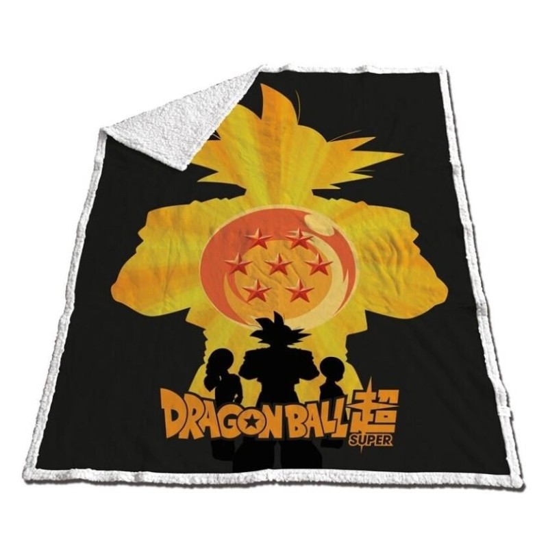 DRAGON BALL SUPER - Couverture Sherpa 130x170cm - Dragon Ball DRAGON BALL SUPER - Couverture Sherpa 130x170cm - Dragon Ball