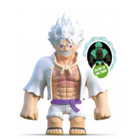 ONE PIECE - Luffy "Gear 5" Glow In The Dark -Figurine Elastikorps 23cm