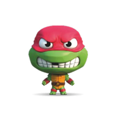 LES TORTUES NINJAS - Raffaello - Figurine Elastikorps 10cm